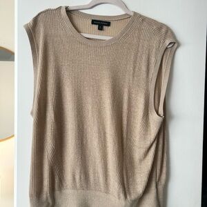 Banana Republic Beige Ribbed Sweater